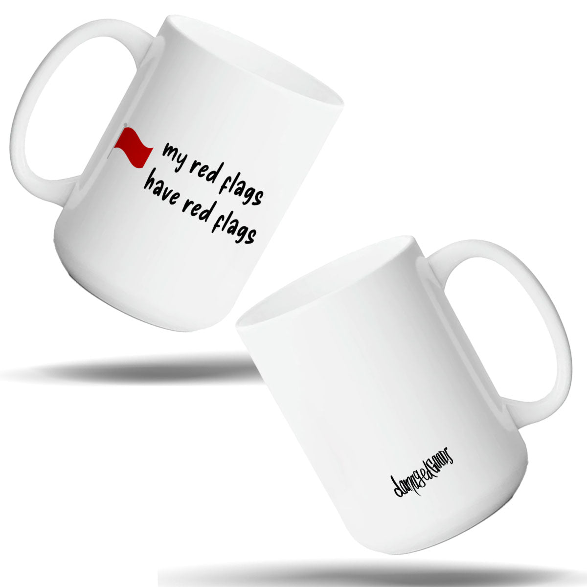 red flags - mug 15oz