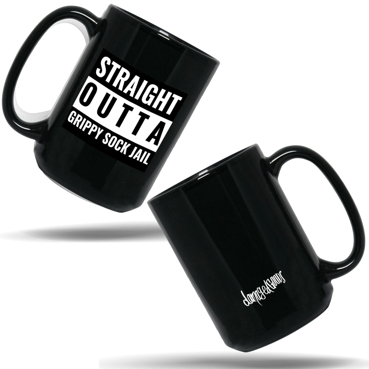 straight outta grippy sock jail - mug 15oz