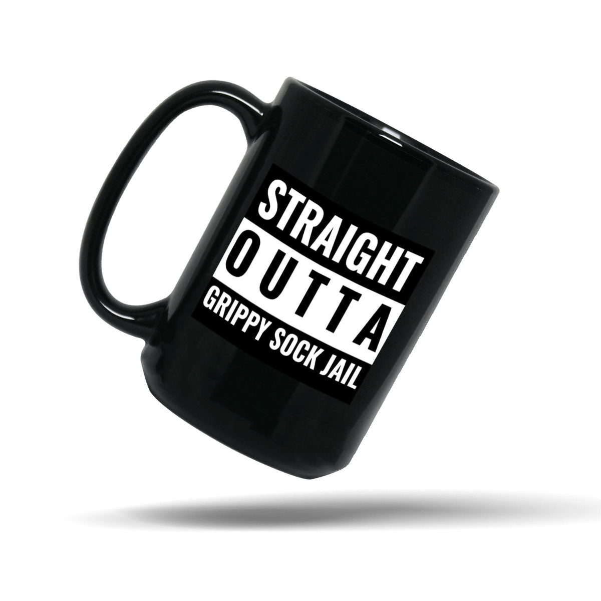 straight outta grippy sock jail - mug 15oz