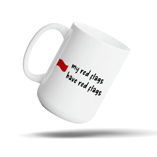 red flags - mug 15oz